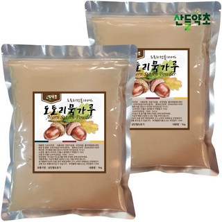 산들약초 100% 도토리묵가루 묵재료, 2개, 1kg