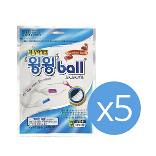 윙윙볼 썸머팔찌 성인용 블루 [5세트], 5개