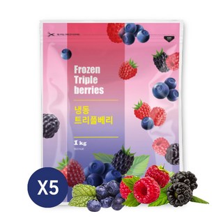 맥그로우앤마리 냉동 트리플베리, 1개, 5kg