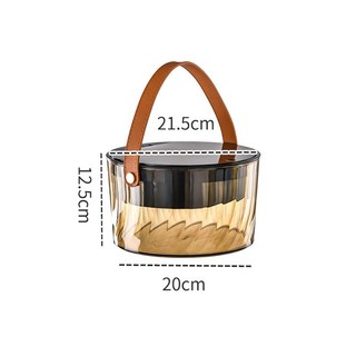 茶水桶 茶渣分離過濾排水桶 功夫茶具配件 家用廢水桶 茶道茶臺垃圾筒 茶水過濾桶, 小號【橙色】茶水桶, 1個