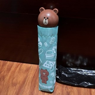 7-11 聯名 LINE Friends 熊大造型變色摺疊傘 - 全新絕版現貨