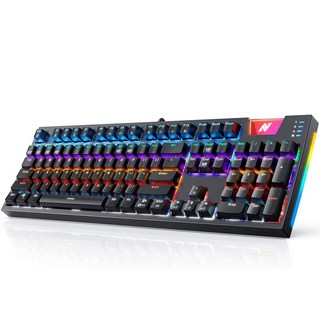 앱코 ABKONCORE K660 ARC 레인보우 LED 이펙트 아크릴 포인트 생활방수 청축 기계식 게이밍 키보드