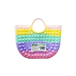 삼우 22000 푸쉬팝 버블 알록달록 손가방/푸시팝/주물럭/장바구니, 단품, 1개