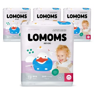 로맘스 에어키키 팬티형 기저귀 아동용 점보형, 6단계, 88매