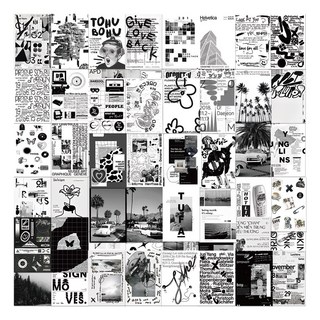 잇x디자인 노트북 캐리어 아이폰 리무버블 스티커, 1세트, 타이포모노그래피60