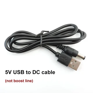 호환 USB 전원 부스트 라인 스텝 업 모듈 컨버터 케이블 DC 5V-9V 8.6V 12V 12.6V 2.1x5.5mm 플매트 카펫, 03 5V line
