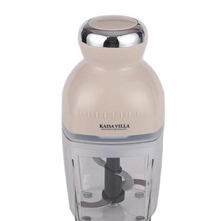 110V 電動嬰兒輔食料理機 寶寶副食品攪拌機 廚房絞肉機 日本臺灣適用, 藍色,歐規圓插220V電壓不含配件, 1個