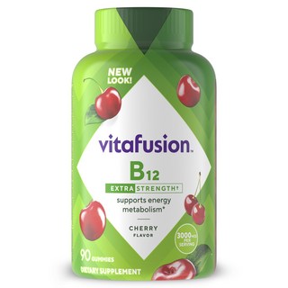 Vitafusion B12特強櫻桃軟糖, 1個, 90錠
