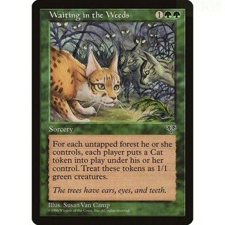 魔法風雲會 MIR Waiting in the Weeds 巫術卡牌, 英文
