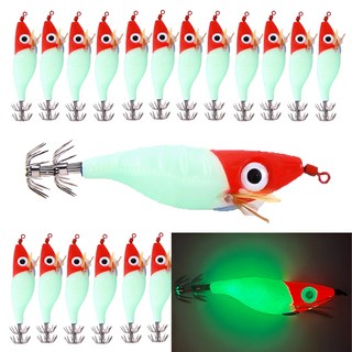 MEN피싱 25개입 야광 왕눈이에기세트 문어 쭈꾸미 갑오징어 오징어, HM-녹색고추장, 25개, 10g