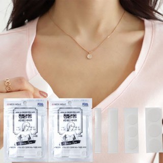 국내생산 연예인 옷고정 투명 양면 테이프 2세트 48매