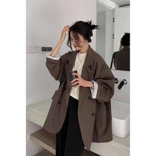 【SHIYI】小西裝外套女2025春秋季新款時尚韓版氣質寬鬆學院風西服女上衣潮