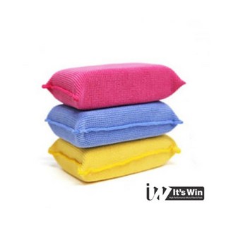 잇츠윈 테리 어플리케이터(수량1개-색상랜덤발송 수량3개-3개1SET로발송) 왁스도포용 어플, 3개