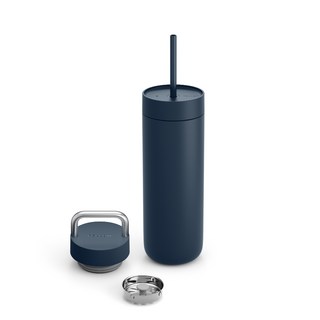 FELLOW Carter Chill Set 一杯二蓋禮盒組 - 20oz 雙層真空保溫杯 附兩種杯蓋, 20oz-藏藍, 1個