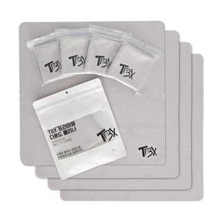 TBX 프리미엄 초극세사 특대형 안경닦이 40x40 (4p) 노트북 모니터 스마트폰 빅사이즈 다용도 클리너