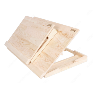 한국필라테스 각도조절 독서대 보조책상 600 편백나무 소나무 오크 필기 큰독서대