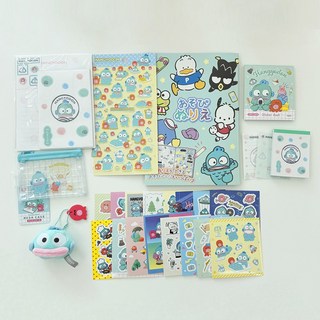 산리오 한교동 캐릭터 문구 7종 선물 세트 [정품 굿즈 교동 인형 키링 색칠 공부 파우치 스티커 편지지 메모지 초등학생 초등학교 입학], 1개