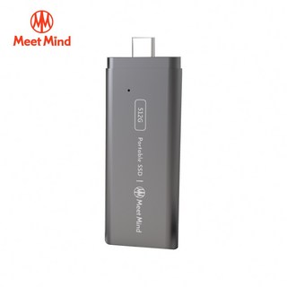 Meet Mind GEN2-03 512GB SSD 固態行動硬碟 輕巧便攜 高速傳輸, 灰色