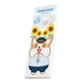 柴語錄 Shiba Says 日常系列 硬式珪藻土洗漱墊 貓咪 狗狗 柴犬 柯基 杯墊 瀝水 硅藻土 牙刷架, 1個, 向日葵阿吉