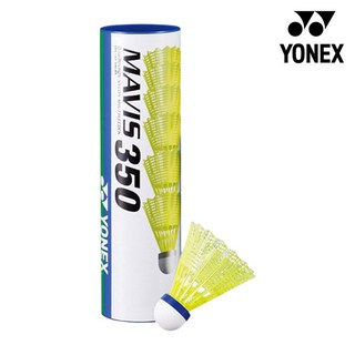 요넥스 셔틀콕 마비스 350 YM 블루 야외용 나일론 배드민턴 1타 6개입 오남스포츠, ONE COLOR, 1개