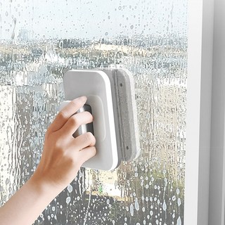 nicoliley 유리창청소도구 창문청소기 강력자석 양면창닦이 미끄럼방지 (3-20mm 두께용), 3-10mm 두께용