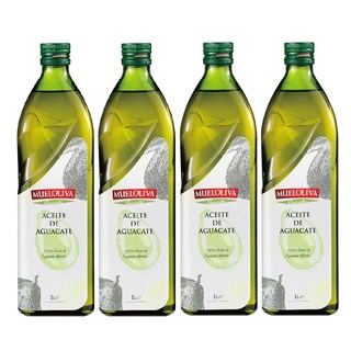 慕雅利華 西班牙酪梨油, 4個, 1L