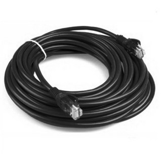 臺灣現貨 電腦寬帶絡成品家用監控室內, 1個, 黑色（家用百兆）,20米