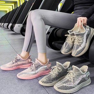 廣隆 飛織休閒運動鞋 潮流椰子鞋 透氣跑步鞋