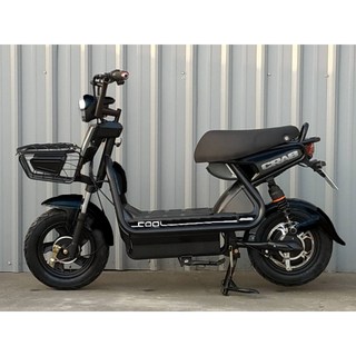 YHC 極酷 電動機車 (鉛酸電池) - 綠動能車庫 微型電動二輪車, 1個, 黑色