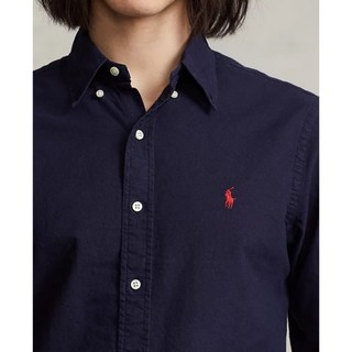 （附送手提紙袋）2025秋季新品RL小馬Polo長袖襯衫磨毛全棉男士上衣商務休閒男裝高爾夫運動通勤上衣內搭修身百搭男款