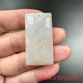 珊瑚玉菊花石吊墜 D48 全透光 尺寸44.3*23*8.3mm