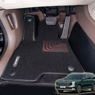 디올뉴 팰리세이드 6D 듀라매트 카마루 가솔린 7인승, 브라운, 그레이, 가솔린 7인승 1+2열