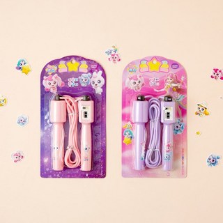 슈팅스타 캐치티니핑5 카운터 줄넘기 학교 준비물 학용품, 퍼플, 1개