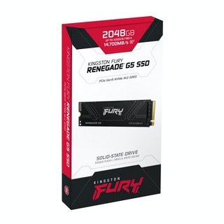 金士頓 FURY Renegade G5 1TB 2TB 4TB PCIe 5.0 NVMe M.2 SSD 固態硬碟