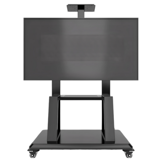 移動式落地電視支架 萬向輪可調高度電視架 會議/展覽/商用/家用電視底座, 1個, 適用32-80吋