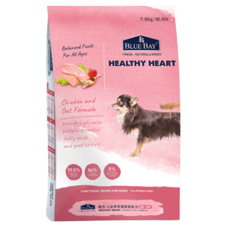 BLUE BAY 倍力S30犬糧 雞肉燕麥配方 7.5kg全犬種適用 心血管保健配方, 雞肉+燕麥, 7.5kg, 1個