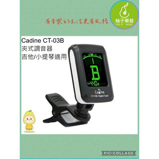 Cadine CT-03B 夾式數位調音器 (吉他/小提琴通用), 1個
