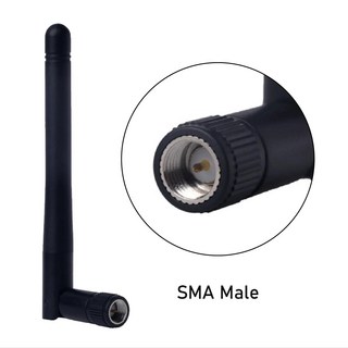 3dBi WiFi 안테나 SMA 남성 여성 무선 Vedio 보안 카메라 레코더 용 바늘없는 교체 2pcs 2.4GHz, 04 4PCS, 02 SMA Male