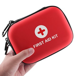 쥬니버스 넉넉한 여행용 방수 구급약 파우치 20cm x 14cm x 8cm, 1개