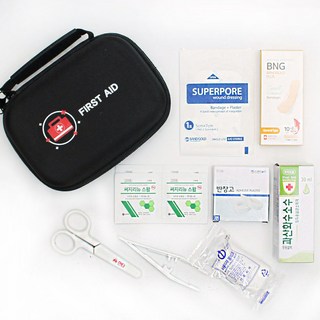 휴대용 구급가방 구급낭 응급키트 구급상자 구급함, 8종세트, 1개