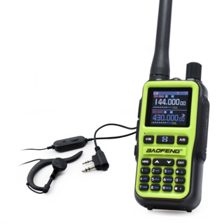 BAOFENG 雙頻無線電對講機 5W NCC認證, 1套, UV-68R朝露綠送耳機麥克風