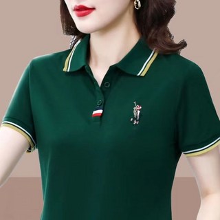 couyor 여성골프티셔츠 반팔티셔츠 중장년엄마옷 폴로 칼라 스웨트셔츠