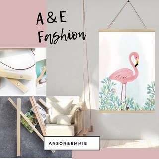 實木磁鐵掛畫夾 海報夾 掛畫框 畫布裱框 相框掛畫