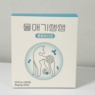 디어랩스 반려동물 울애기쌩쌩 프로바이오틱스 종합영양제, 1개, 장건강/유산균, 60g