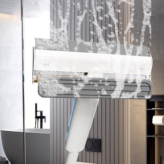 FONOW 다용도 유리창청소 길이 조절 가능 실내 베란다 실외 유리벽면 모두 사용할 수 있는 유리 청소도구, 1개