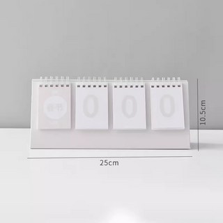 枕頭山 倒數計時桌曆：日曆 計劃本 萬年曆，適用於考試、生產、出生日期倒數, 幻紫白, 1個