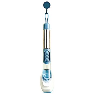 多用途免手沾三頭清潔刷組 ABS材質 不鏽鋼 TPR, 藍色, 1組