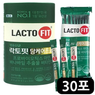 락토핏 당케어 프로 종근당건강 혈당케어 스틱 3개월분, 2g, 3개, 30개