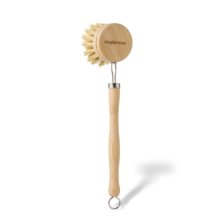 싱글룸 친환경 주방 수세미 세척솔, 1개, 원형핸들 세척솔