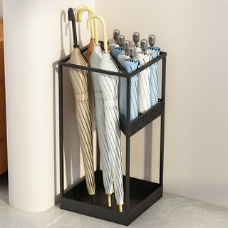 YF 업소용 가정용 우산 꽂이 인테리어 수납 사무실 식당 우산 대용량 거치대, 블랙, 1개